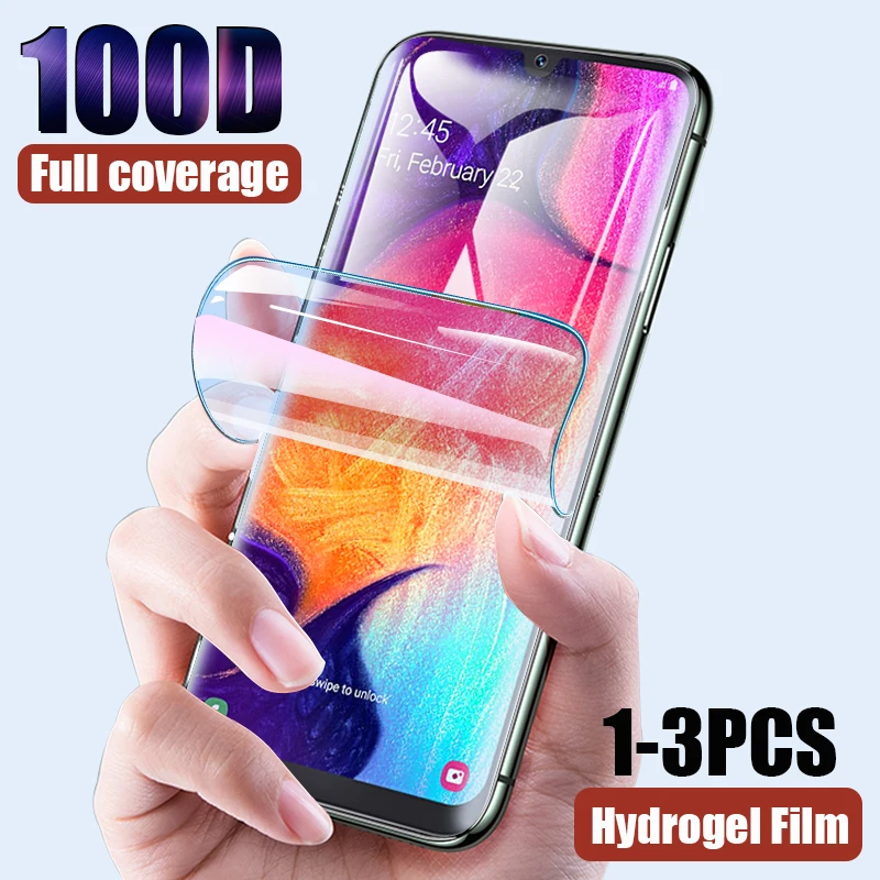 

100D Hydrogel Film For Samsung Galaxy A10 A50 A70 A20 A30 A80 A90 A71 A51 S10 Plus S10E Note 8 9 Screen Protector Film Not Glass