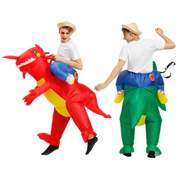 

Inflatable Dinosaur Costumes Halloween Christmas Party Cosplay Outfits Blowup Suit Adult Kids Dropship