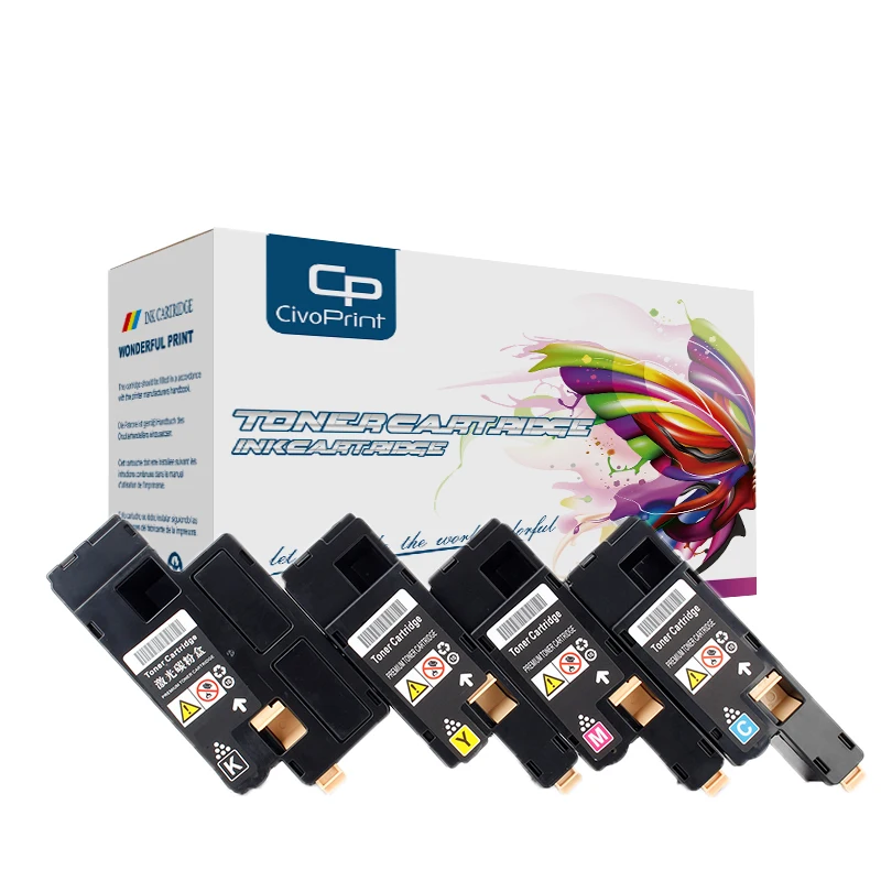 Тонерные картриджи Civoprint 1250C 1250 1350 1355 с чипами для принтера DELL 1350CNW 1355CN 1355CNW |