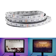 12 В 24 В светодиодный светильник SMD 5050 RGB RGBW RGBWW Водонепроницаемый 60 светодиодный/s 5 м 12 24 В Вольт Светодиодный светильник s лампа лента ТВ ПОДСВЕТКА