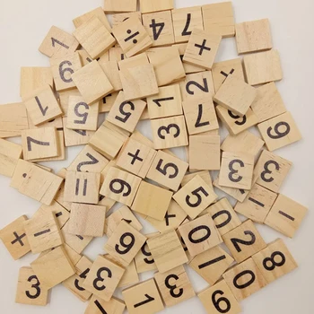 

WOODEN TILES LETTERS NUMBERS FOR CRAFTS WOOD ALPHABETS BLOCK New
