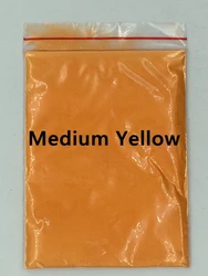 Natural Sparkly Pearl Mica Powder in Apple Green - 20g for Soap, Candle, and DIY Crafts (Medium Yellow)