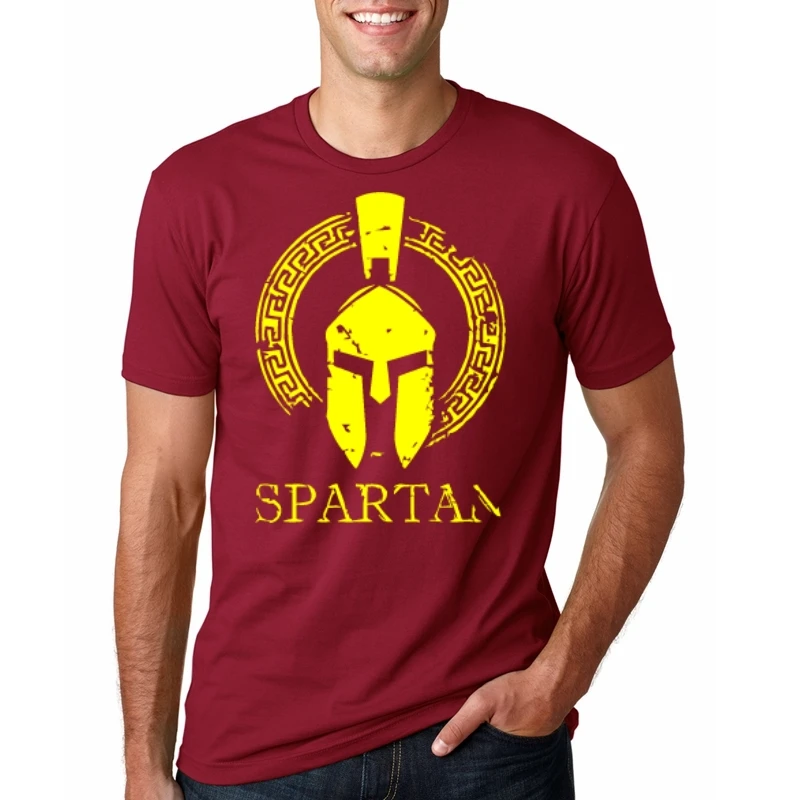 casual tshirt spartan t shirts custom short sleeve t-shirt men