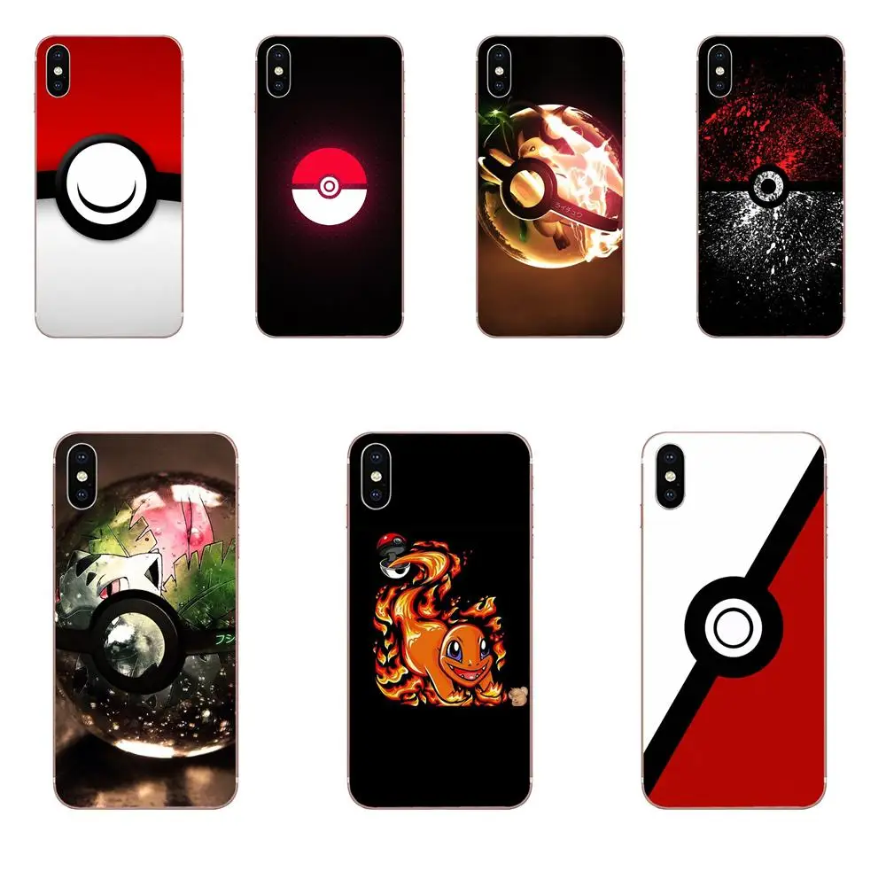 

Pokemons Pokeball For Huawei Honor Nova Note 5 5I 8A 8X 10 Pro 9X For Moto G G2 G3 G4 G5 G6 G7 Plus Luxury Cell Phone Cases