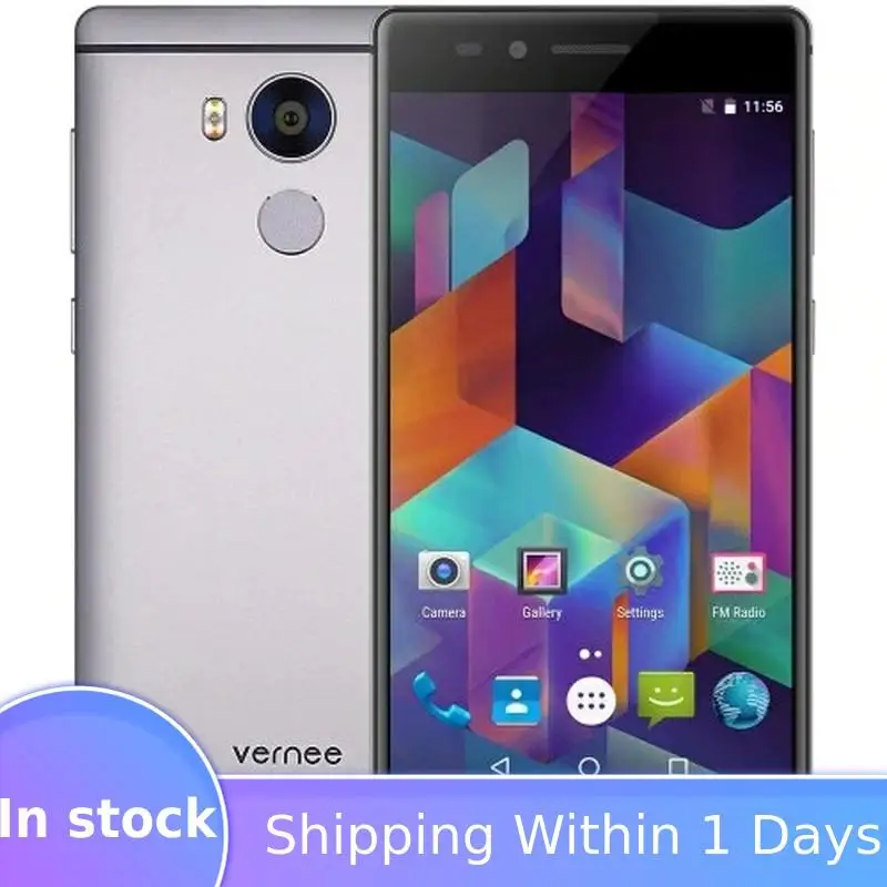 Vernee Apollo смартфон с 5 дюймовым дисплеем четырёхъядерным процессором Helio X25 ОЗУ 4 Гб