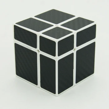 

Black Sticker 2 Strange-shape Magic Cube Mirror Puzzle Cube Professional Cubs for Children Kids Gift Antistress Educational Toys