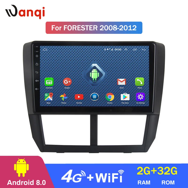

4G Lte All Netcom wanqi Car Radio Stereo Audio GPS Navigation For Subaru Forester 2008-2012 Multimedia Player