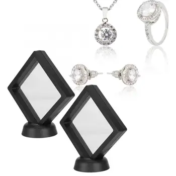 

2pcs Creative Jewelry Display Holder Dust-Proof Anti-Oxidation Jewelry Display Stand Organizer Storage Rack