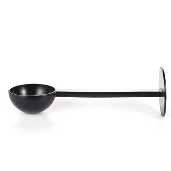 

12Pack Coffee&Tea Tools 2 in 1 10G Measuring Tamping Scoop Coffee Tamper Black Espresso Stand Coffee Spoon Kitchen Tools