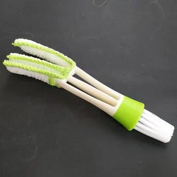 

Double Slider Air-conditioner Long Durable 2In1 Outlet Cleaning Tools Keyboard Window Dust PC Multi-purpose Brush Car Accessory