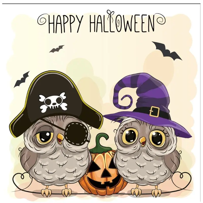 

Happy Halloween Owl Metal Cutting Dies Stencil DIY Scrapbooking Album Stamp E65B