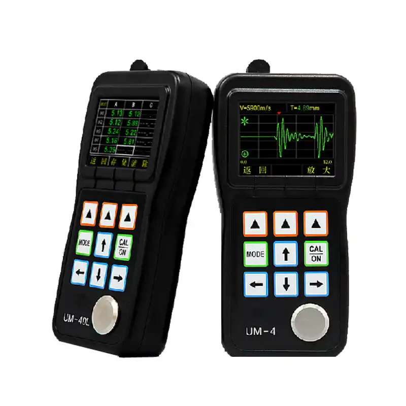 Digital Thickness Gauge Width Testing UM-4DL Ultrasonic Coating Thickness Meter Tester Gauge With Dual Elemet Transducers Digital Thickness Gauge Width Testing UM-4DL Ultrasonic Coating Thickness Meter Tester Gauge With Dual Elemet Transducers
