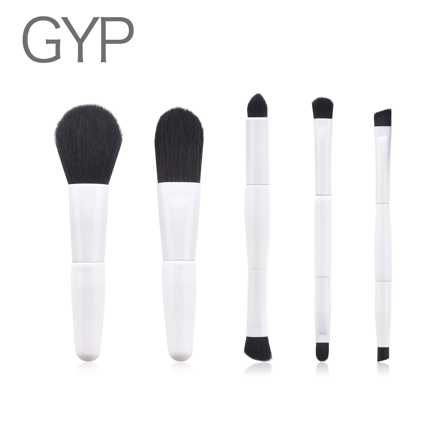 

GYP 5 Pcs/lot simple soft fiber makeup brush set Foundation Powder Blush Eyeshadow Concealer Lip Eye Cosmetics Beauty Tools