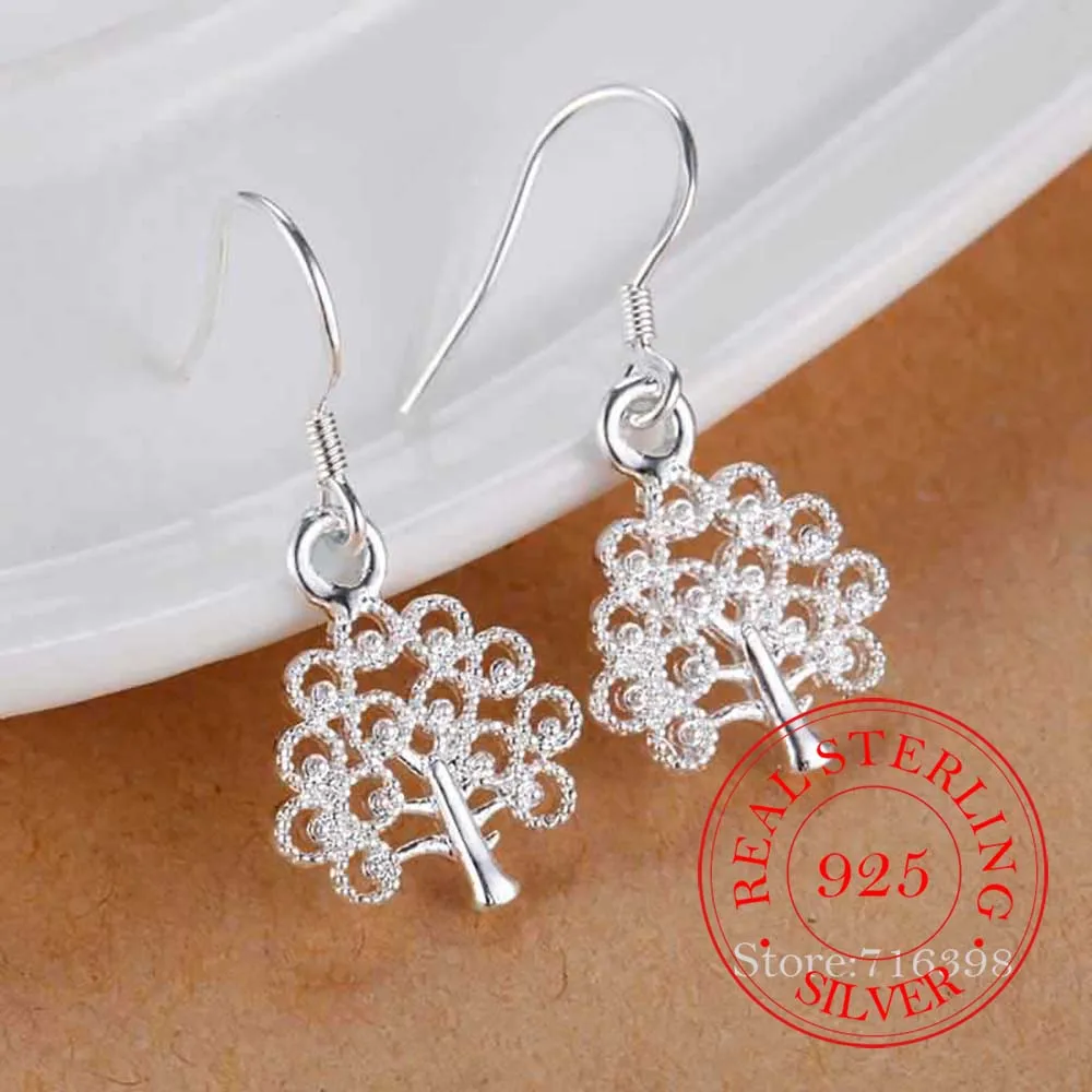 Серьги из стерлингового серебра 925 пробы корейские винтажные длинные висячие