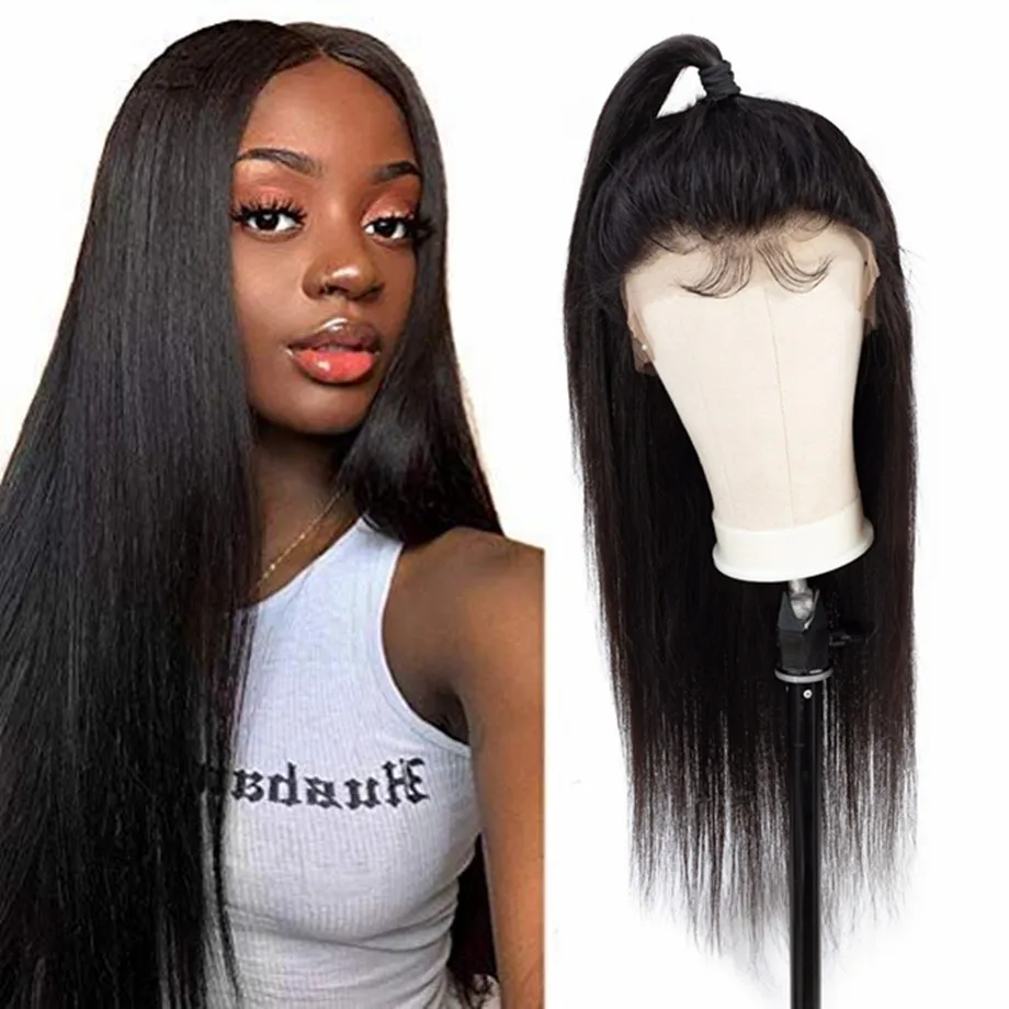Парики из натуральных волос на фронтальной основе 13х4 150%|bundles with closure|bundles closure