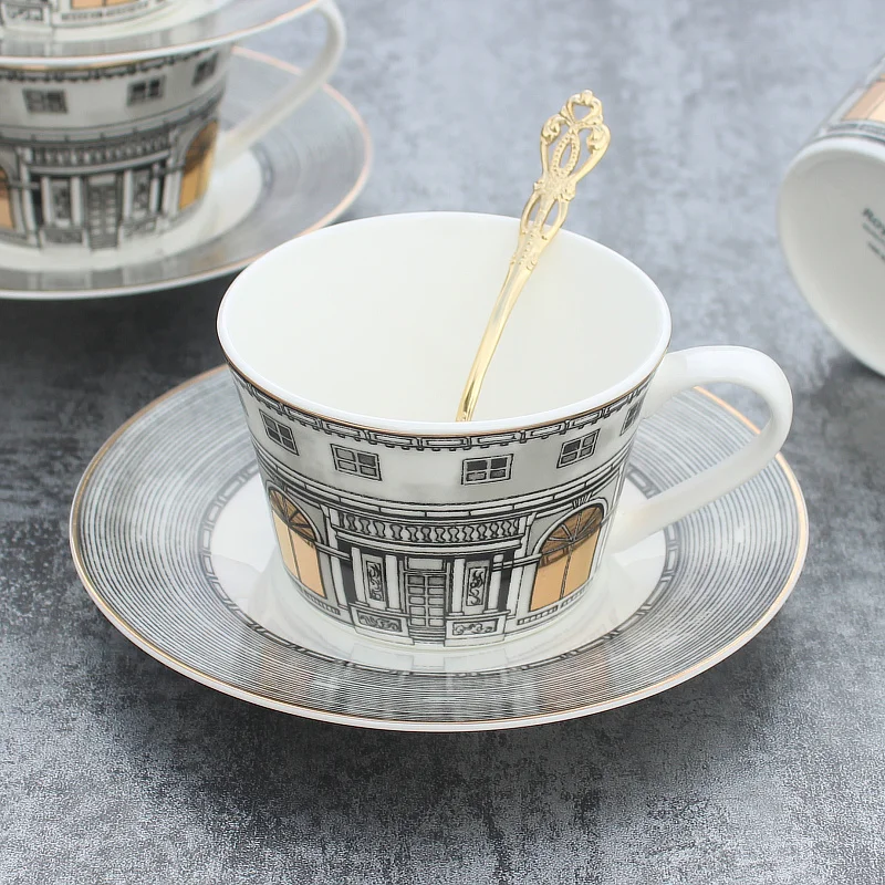 Винтажная чашка в скандинавском стиле ручная роспись Высокое качество из