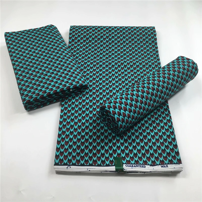 2021 New Hot Sale African Wax Fabric Cotton Material Nigerian Ankara Block Prints Batik Dutch High Quality Sewing Cloth VL-40