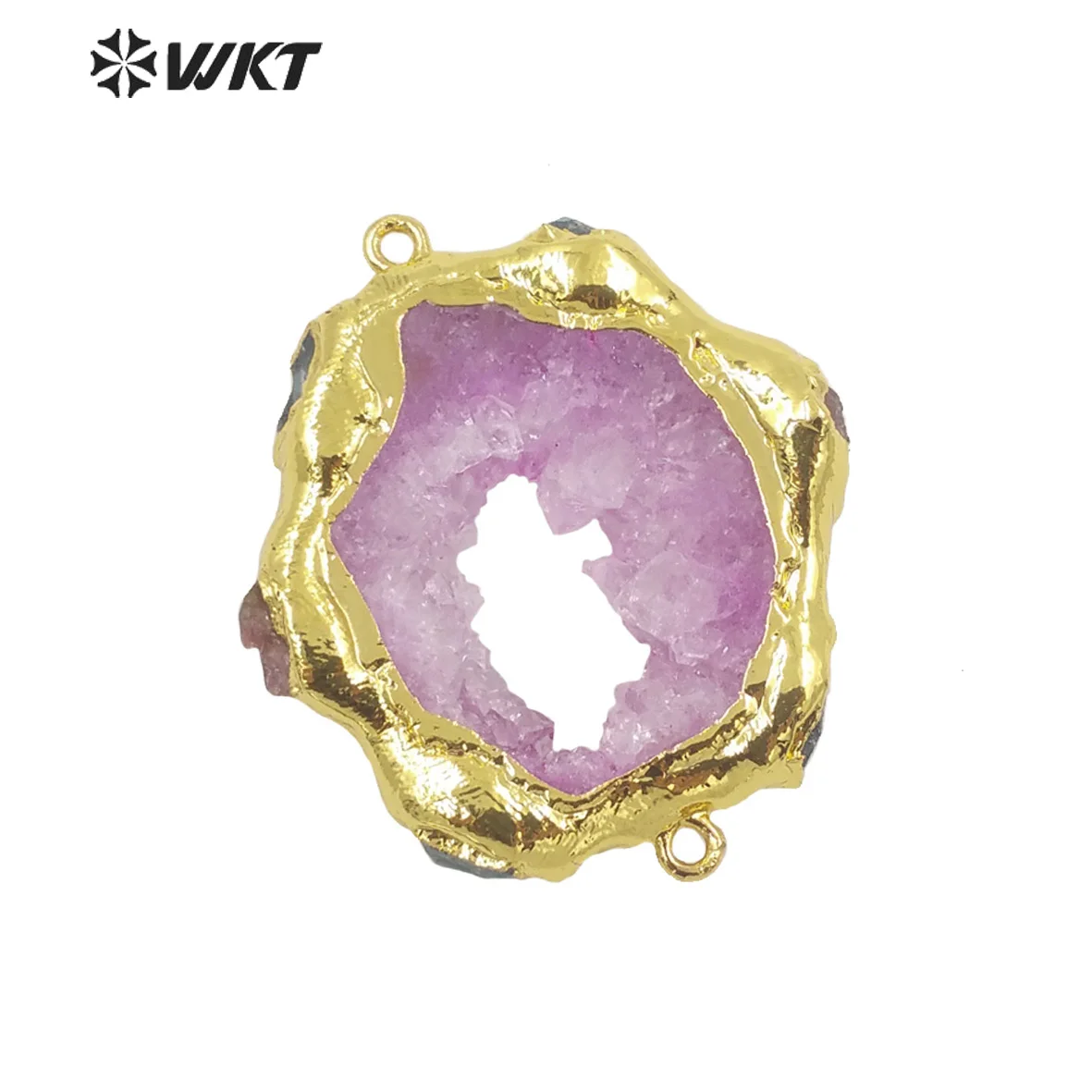 WT-P1722 2021 Fine Jewelry Geode Quartz Pendant Necklace Beautiful And Nice Accessories As a Gift For Big Party So Luxury