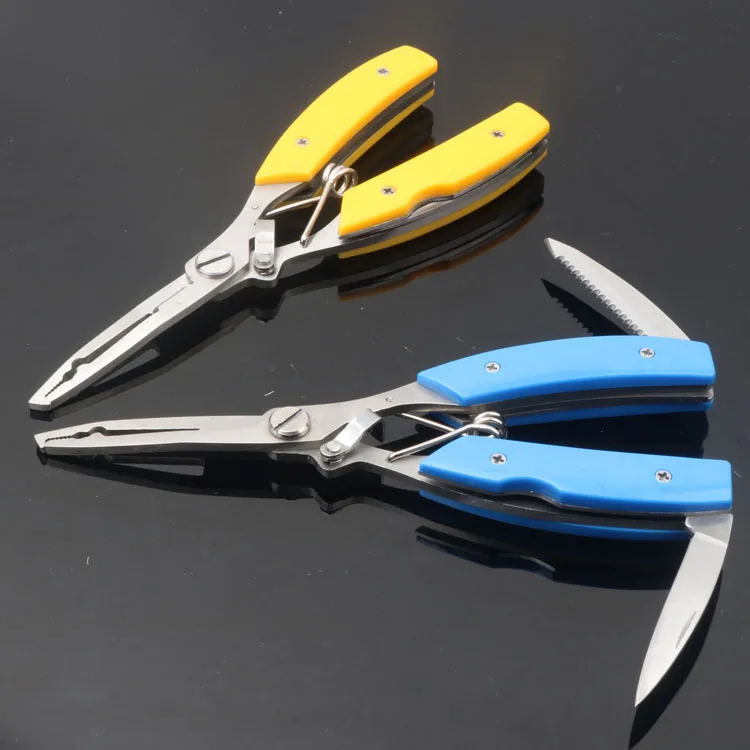 

Multi-functional Forceps Stainless Steel Fish Grip Fishing Clamp Sea diao yu jian Fishing Gear Knife