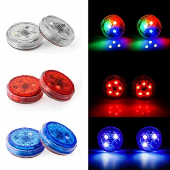 

Mayitr 2pcs Car Door Opening Safety Opening Warning Lamps 5LED Strobe Signal Lights DIY Parts Accessories