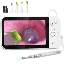 

Anykir Endoscope Camera 5inch Screen HD Ear Speculum 1080P Digital Otoscope Borescope For Kids and Adults Inspection