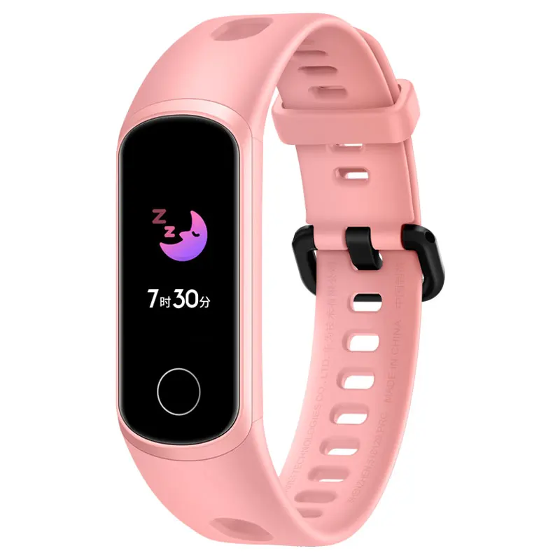 Браслет huawei Honor 5i, умный браслет, usb зарядка, контроль кислорода в крови, спортивный фитнес-браслет, трекер для бега - Цвет: Coral pink