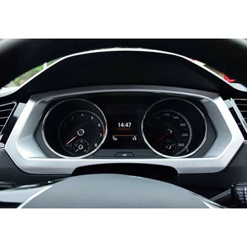 

ABS Silver Dashboard Decorative Frame Trim Dash Panel Frame Trim Cover For-Tiguan 2017-2019