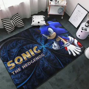 

Sonic the Hedgehog Kids Carpet Anti-Skid Area Floor Mat 3D Rug Non-slip Mat Dining Room Living Room Soft Bedrooml Large Dropship