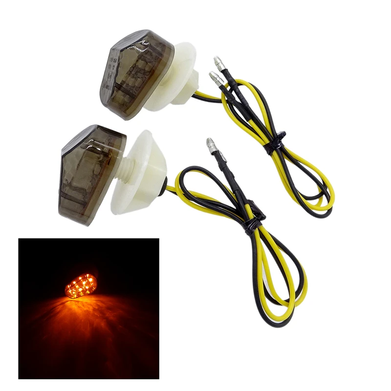 

Motorcycle Signal Lamp Flush Mount Turn Signal Lights for Yamaha YZF R1 R6 YZF R6S FZ1S FAZER 1000 FZ6S FAZER 600 Flasher Light