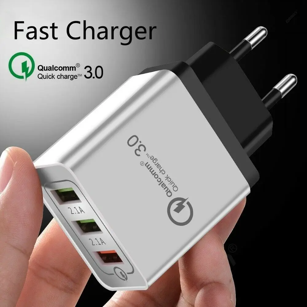 

New Universal USB 3.0 Fast Charger Charger for iphone X8 Fast Wall Charger for Samsung S9 Xiaomi Huawei Mobile Phone Charger