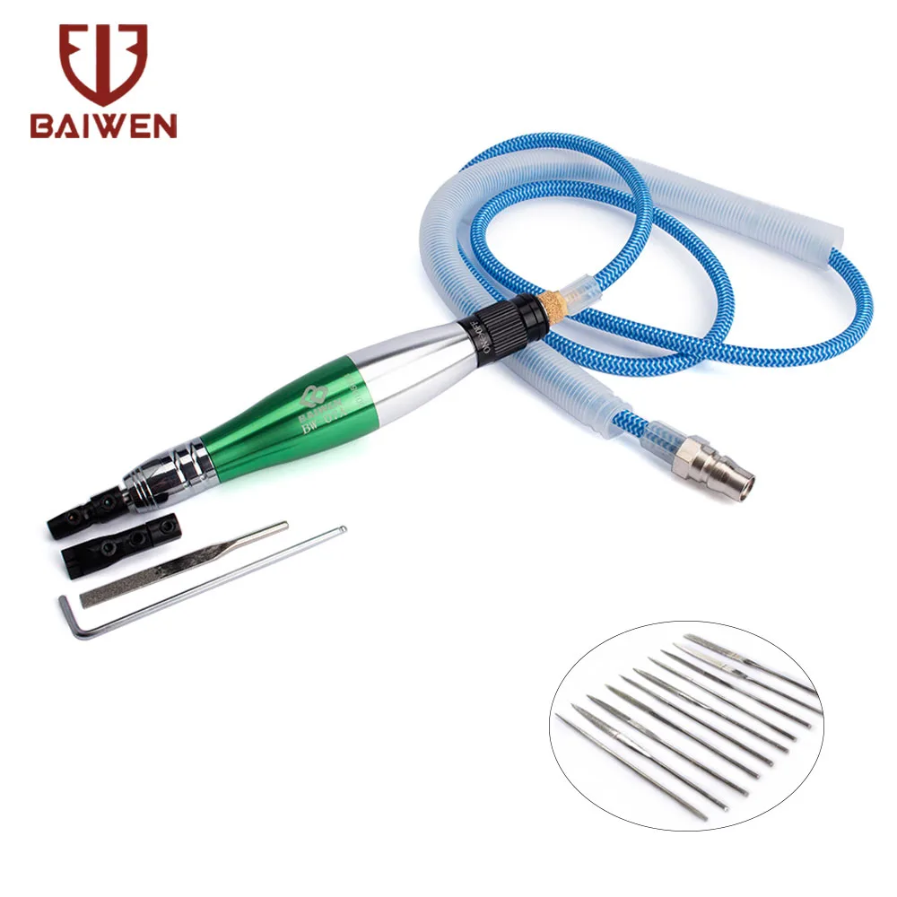 

Ultrasonic Vibrating Micro Air Grinder Pen Type Reciprocating Vibrating File Pneumatic Polishing Tool, 1/8 Inch, 35000RPM