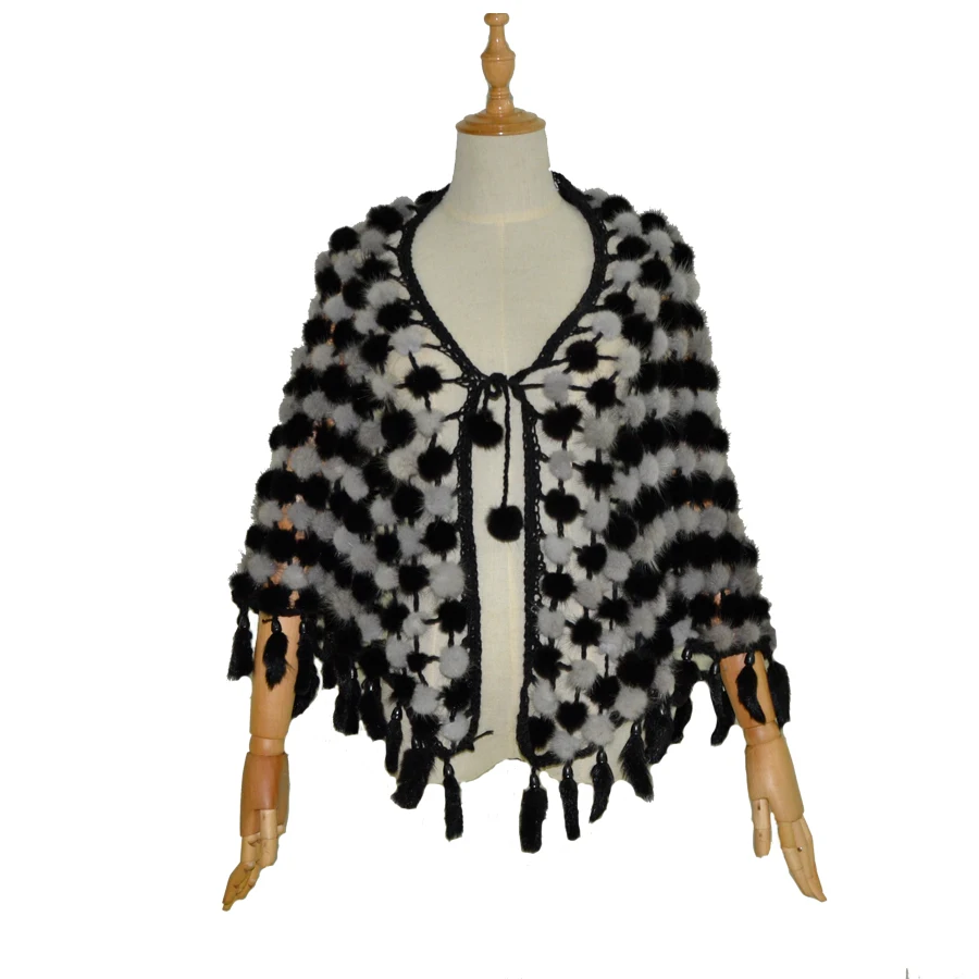  Autumn women shawl mink fur scarf and shawl warm and soft have five colors