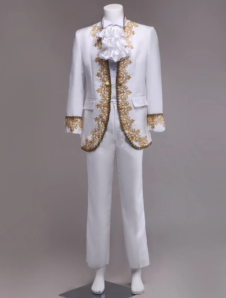 Court Dresses Men's Prince Marshal's National Dresses Retro Men's Antique Dresses Performance Ball