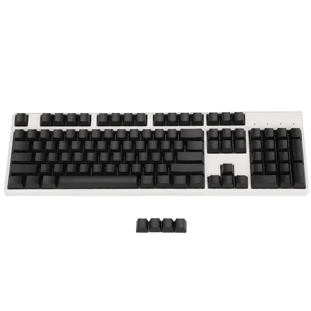Teclas PBT espessas em branco para teclados mecânicos 2 Teclas PBT espessas em branco para teclados mecânicos