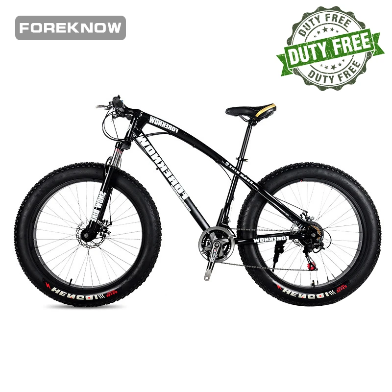 Tax-free FOREKNOW XD001c Adult 20 24 Inch Super Wide Tires Mountain Fat Bike  21 Speed Sports Cycling Road Bicycle Snowmobile _ - AliExpress Mobile