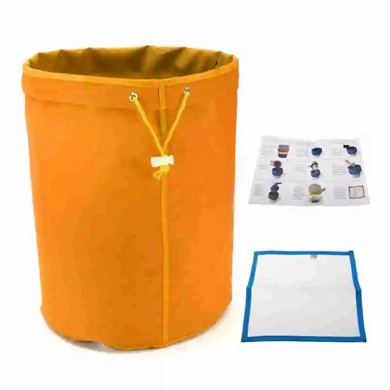1pcs 5-Gallon Herbal Ice Bubble Hash Bag Essence Extractor Kit Filtration Bags/Set with Free Pressing Screen 