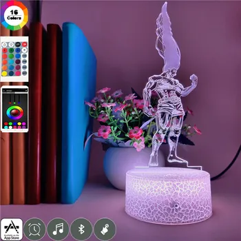 

Smart Phone Control 7 Colors Hunter X Hunter Night Light LED Battery Powered for Kids Room Decor Manga Gifts Gon Freecss 3d Lamp