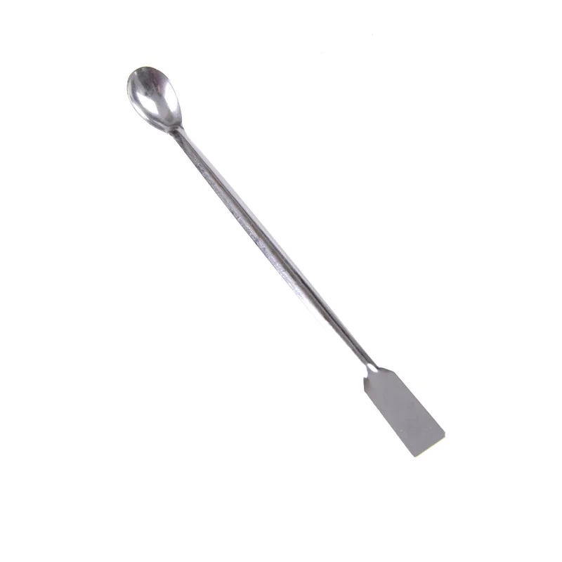 Horn Spoon Medicinal ladle with Spatula Length 200mm Laboratory Supplies drug scraper spoon