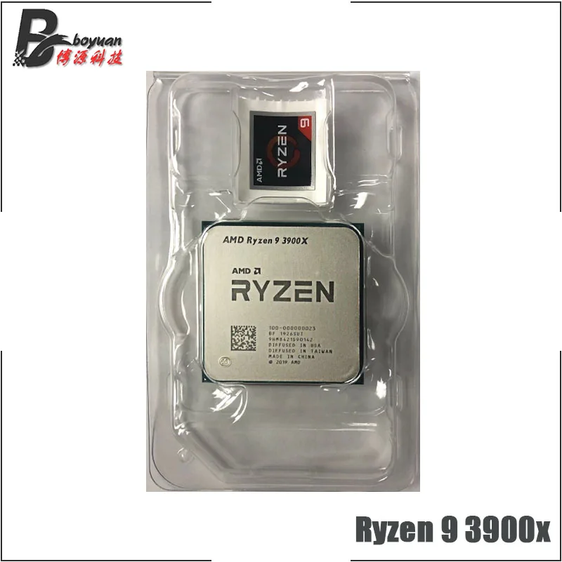 AMD Ryzen 9 3900X R9 3900X3,8 ГГц двенадцать-Core 24-нить Процессор процессор 7NM L3 = 64M 100-000000023 гнездо AM4 и с вентилятором