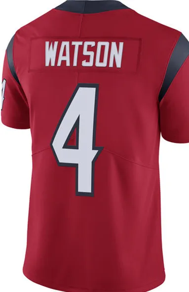 10 DeAndre Hopkins jersey 87 Demaryius майка Thomas 4 Deshaun Watson 99 J.J. Ватт 32 Tyrann Mathieu 90 Clowney майки - Цвет: Red dezhouren