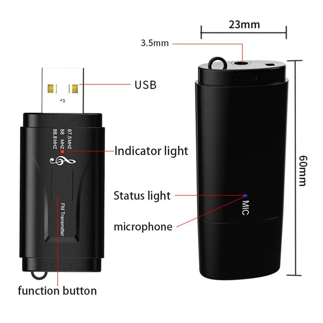 Aux Bluetooth 3,5 мм USB беспроводной автомобильный аудиоприемник A2DP музыкальный приемник адаптер для Android/IOS мобильный телефон Bluetooth автомобильный комплект