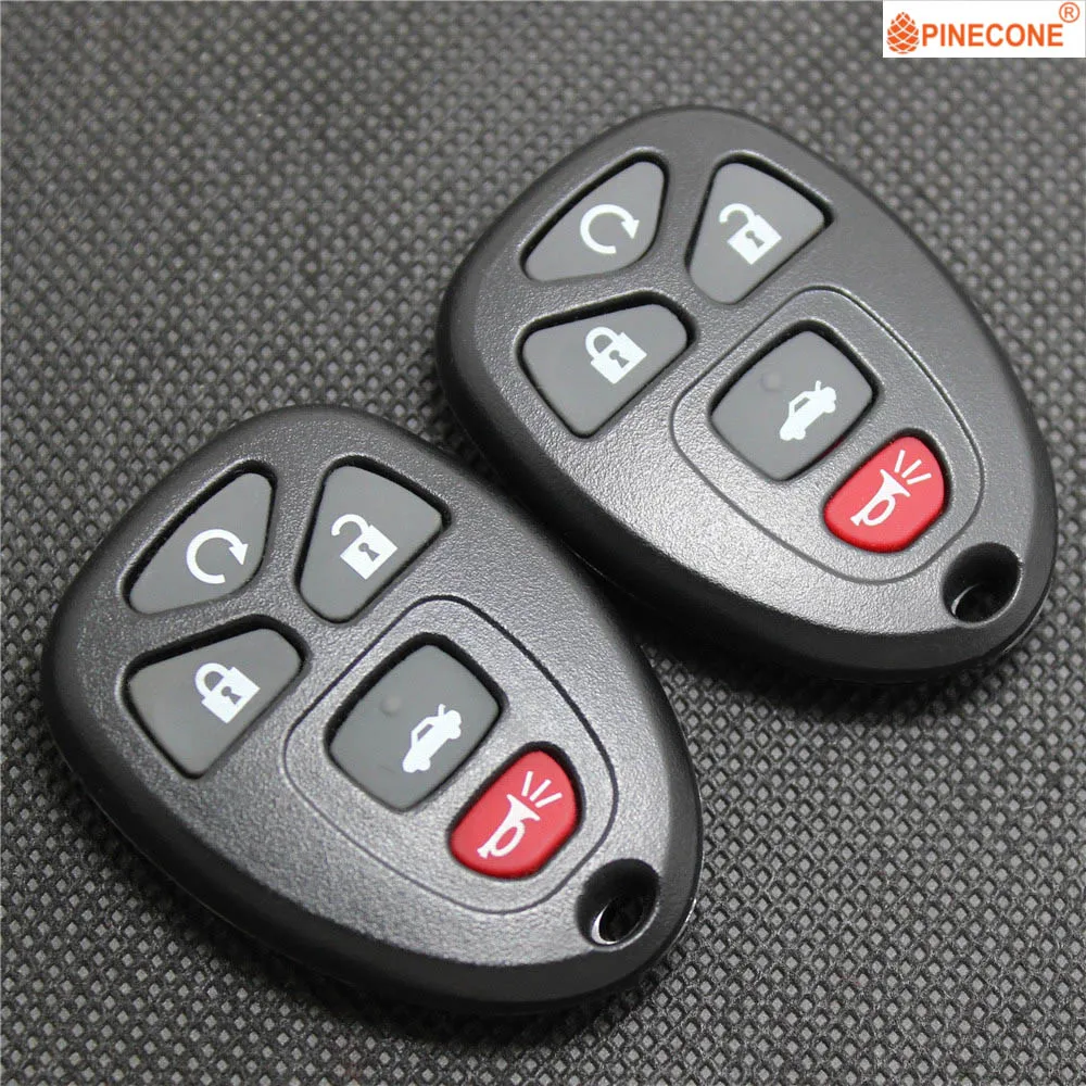 Pinecone для ключа чехол для Buick Enclave Cadillac Escalade SRX Chevy GMC Acadia Saturn Outlook ключ 5 кнопочный автомобильный брелок