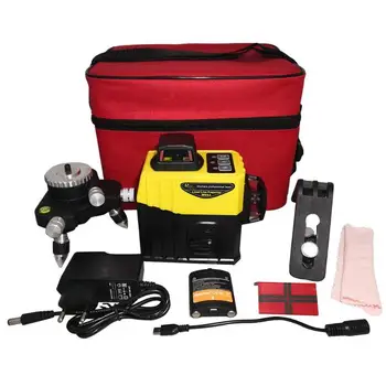 

12 Lines 3D Infrared Red Beam Self-leveling Device Laser Level Instruments