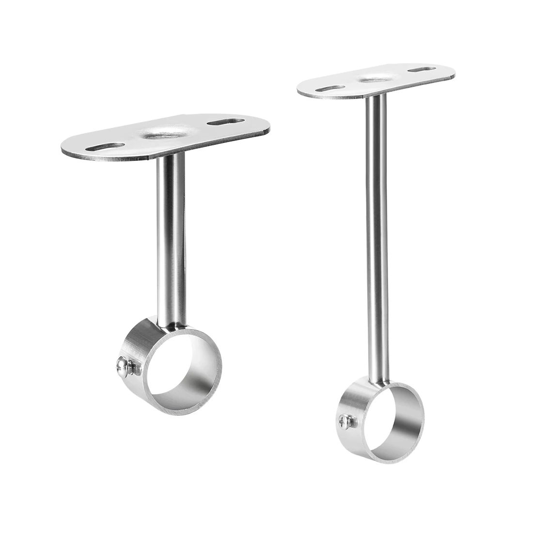 Uxcell 25mm 32mm Dia Ceiling Mount Bracket Wardrobe Pipe Bracket