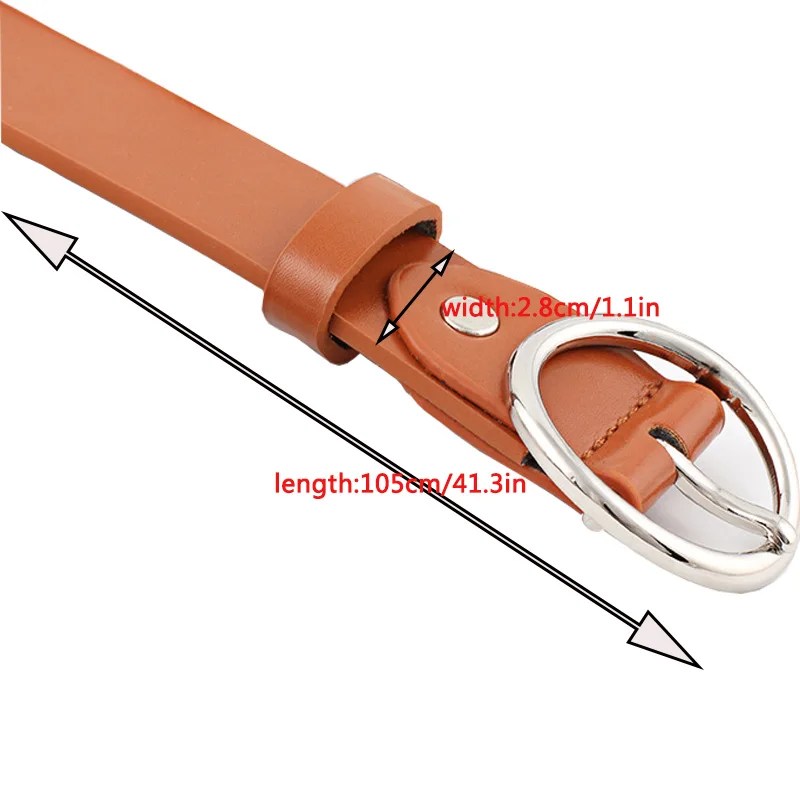 Рисунок 6 - Женский Овальный модный ремень из искусственной кожи