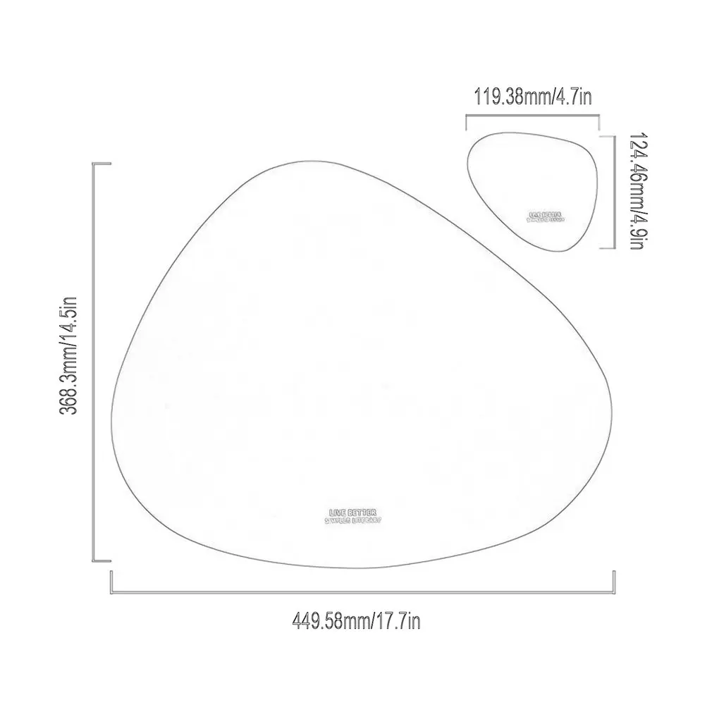 Creative Leather Placemats Household Triangle Oval Waterproof And Oil Insulation Pad Bowl Mat Coaster Plate Pad