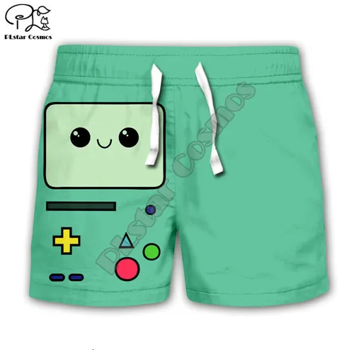 kids casual shorts Толстовки с капюшоном для детей «Время приключений», «Beemo» Футболки с 3d принтом модная куртка в стиле аниме/повседневные шорты/штаны kawaii С Капюшоном - Цвет: kids casual shorts