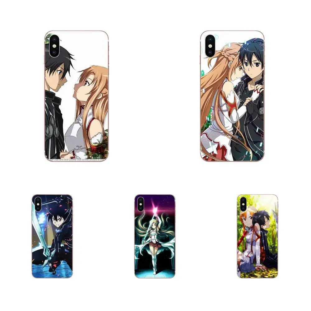 Телефонная коробка из ТПУ для LG G7 ThinQ G5 G6 K50 Q60 K40 K8 Q7 2018 2017 V40 V30 V20 V10 Sword Art Online Sao Kirito |