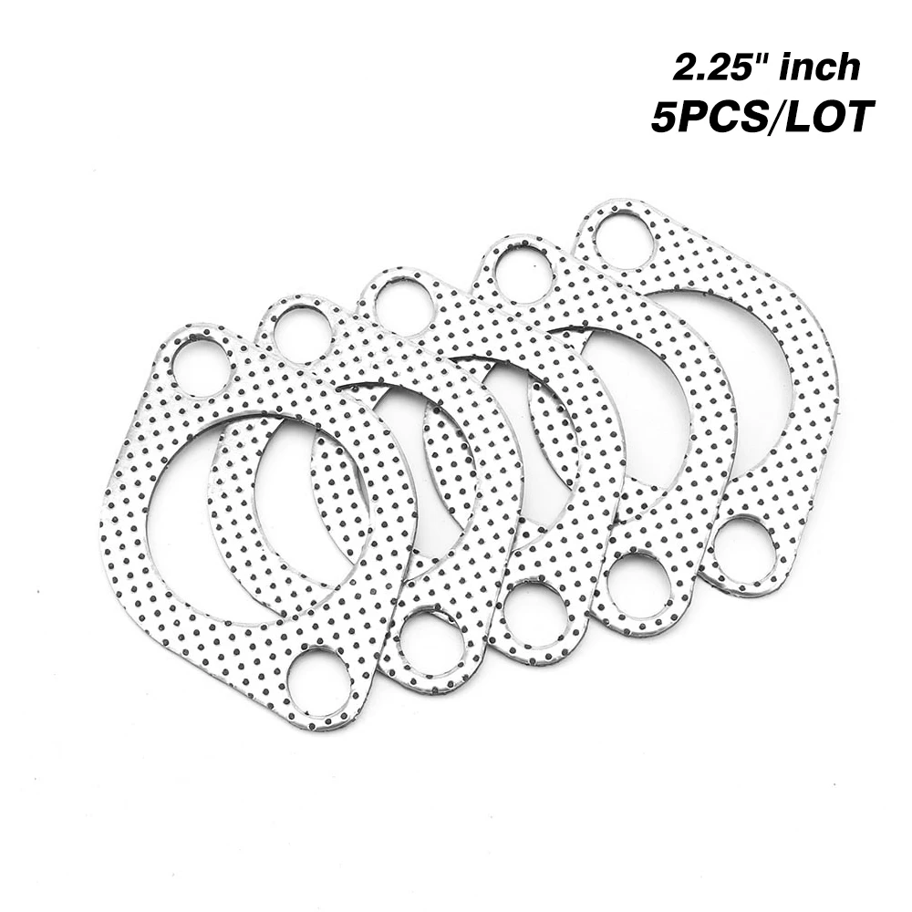 Exhaust Gasket Flange 5pcs/Lot 2.25/2.5/2.75/3 inch Car Engine Exhaust Gasket/ Universal Flange Pipe Gasket