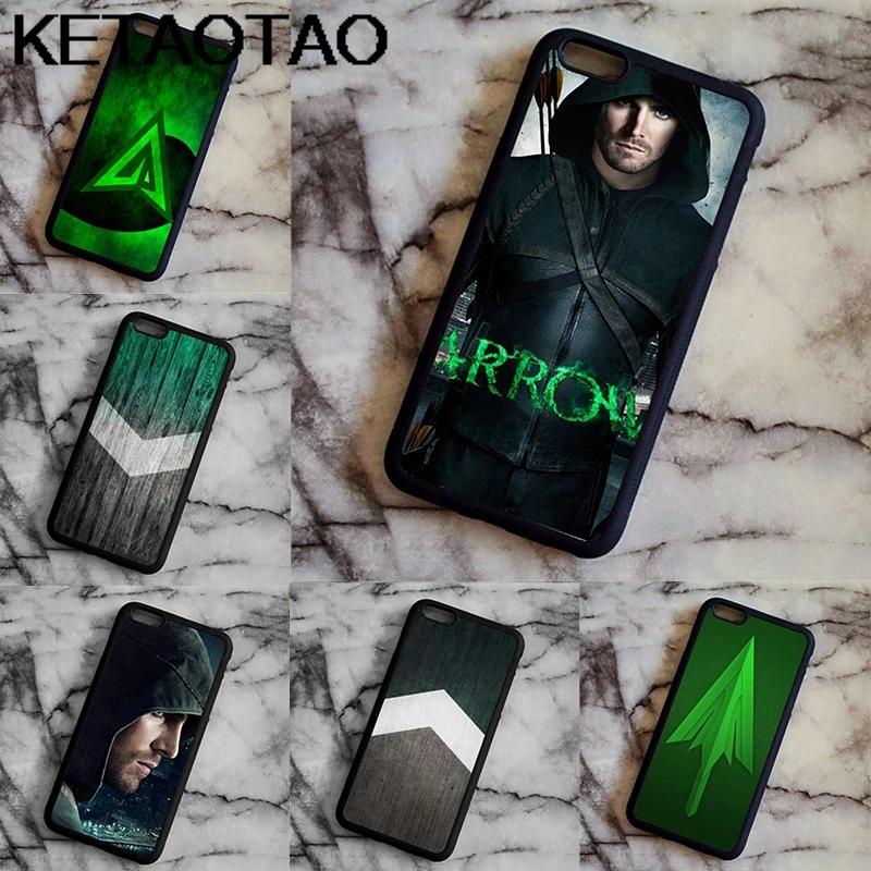 KETAOTAO Comic TV Series Green Arrow Phone Cases for iPhone 4S SE 5C 5S 6S 7 8 X Plus XR XS Max Case Soft TPU Rubber Silicone |